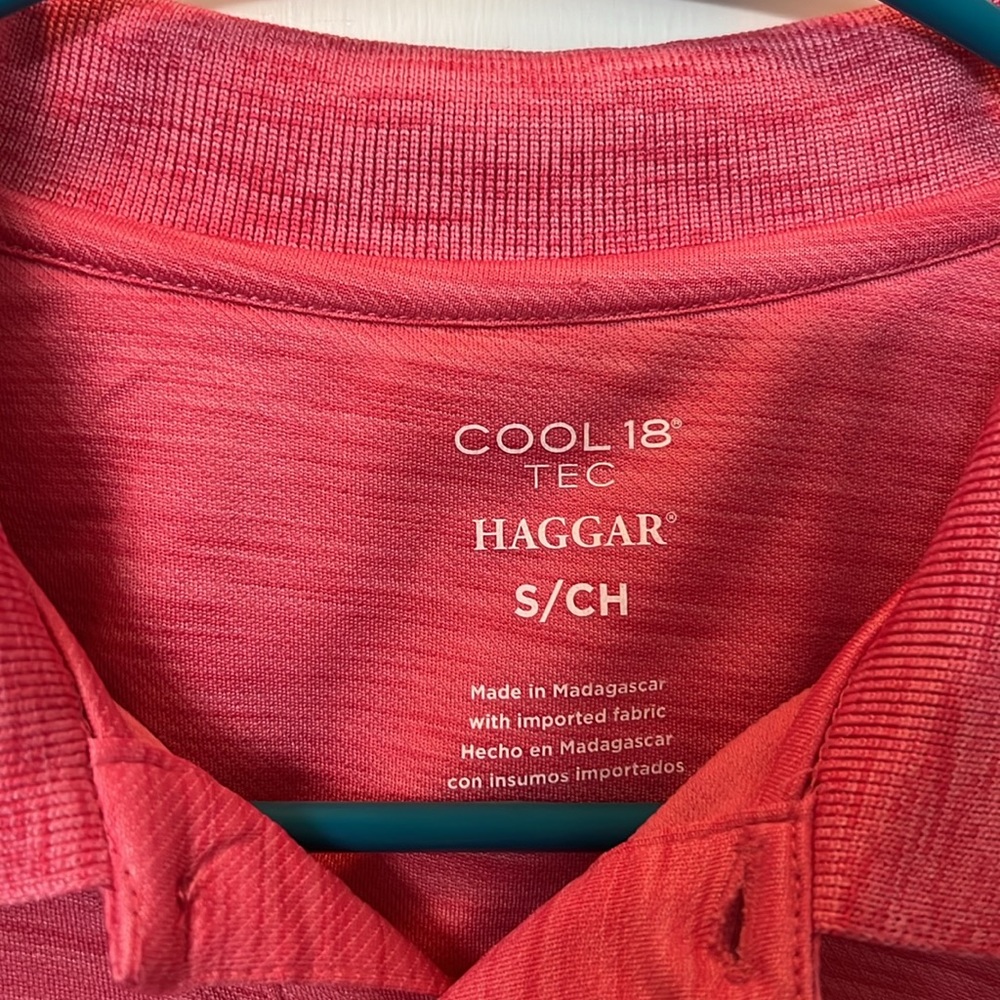 Mens small cool 18 Tec Haggar short sleeve. Only worn once. No stains or holes - Picture 2 of 4